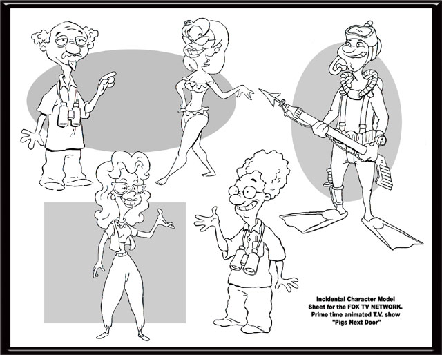 Characters in Pig Next Door