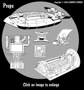 High Tech Props Composition 3