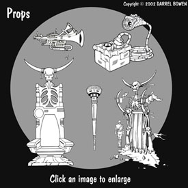 High Tech Props Composition